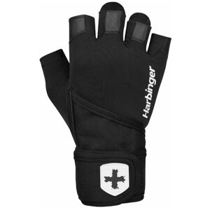 Фитнес перчатки Harbinger PRO WW 2.0, унисекс, черные, XL