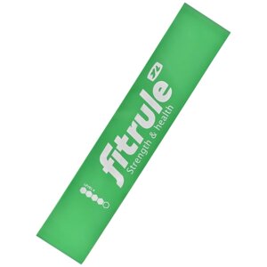 Фитнес-резинка для ног FitRule 10 кг, зеленые)