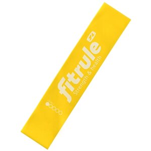 Фитнес-резинка для ног FitRule 3 кг, желтые)