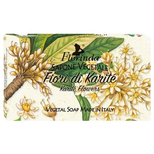 Florinda Мыло кусковое Ария цветов Fiori di karite, 100 г