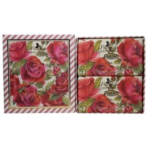 Florinda Подарочный набор мыла Магия цветов Rosa, 2 шт., 200 г
