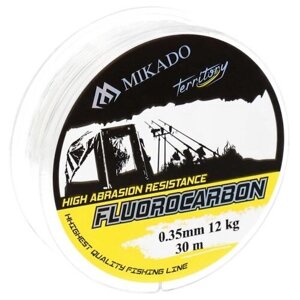 Флюорокарбоновая леска MIKADO Carp Territory d=0.45 мм, 30 м, 9.07 кг, прозрачный, 1 шт.
