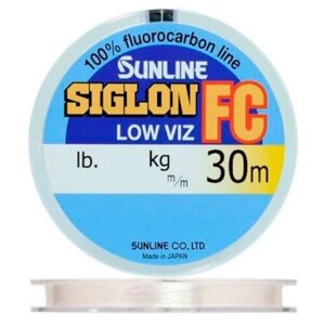 Флюорокарбоновая леска Sunline SIGLON FC 2020 d=0.1 мм, 30 м, 1.4 кг, clear, 1 шт.