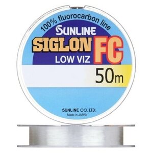 Флюорокарбоновая леска Sunline SIGLON FC 2020 d=0.16 мм, 50 м, 1.8 кг, clear, 1 шт.