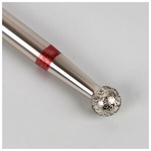 Фреза алмазная для маникюра «Шар», мелкая зернистость, 3,5 мм