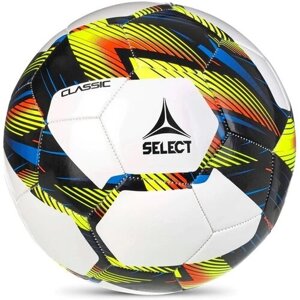 Футбольный мяч select classic V23, бел/чер/жел, 4