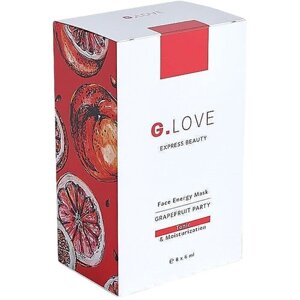 G. LOVE Тонизирующая увлажняющая маска для лица Grapefruit Party Face Energy Mask