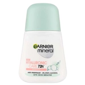 GARNIER Дезодорант-антиперспирант для тела Mineral Гиалуроновый уход, ролик, 50 мл, 80 г