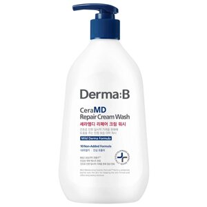 Гель Derma: B Кремовый гель для душа с керамидами / CeraMD Repair Cream Wash 400 мл