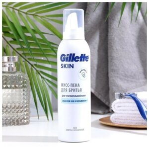 Гель для бритья Gillette Series 3x Pure & Sensitive Skinguard, 240 мл