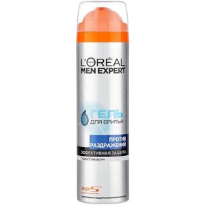 Гель для бритья Men Expert против раздражений L'Oreal Paris, 200 г, 200 мл