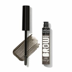 Гель для бровей Estrade Водостойкий 48h Waterproof Color Brow Gel, тон: 12, русый