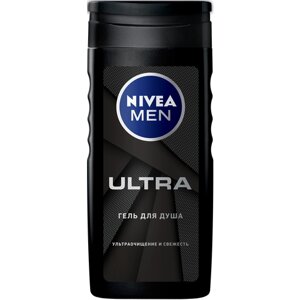 Гель для душа мужской NIVEA MEN "ULTRA" с натуральной глиной, 250 мл.