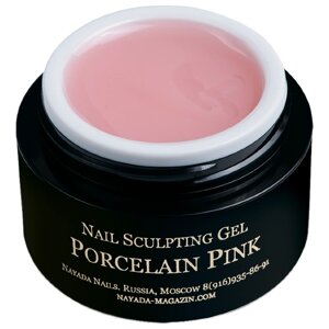 Гель для наращивания ногтей Nayada Porcelain pink объемом 60 гр