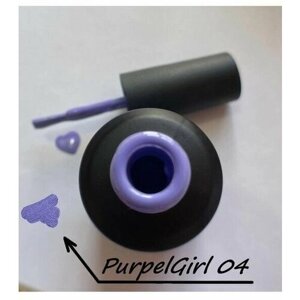 Гель лак purple girl 04 для ногтей , маникюра профессиональный для салона / RoMania