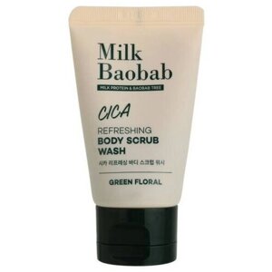 Гель-скраб для душа Milk Baobab Cica Refreshing Body Scrub Wash Travel Edition, 30 мл