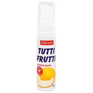 Гель-смазка Биоритм Tutti-frutti Дыня, 30 мл, дыня, 1 шт.