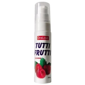 Гель-смазка Биоритм Tutti-Frutti Малина, 4 г, 30 мл, малина, 1 шт.