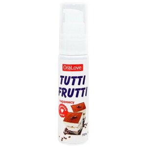 Гель-смазка Биоритм Tutti-Frutti Тирамису, 30 мл, тирамису, 1 шт.