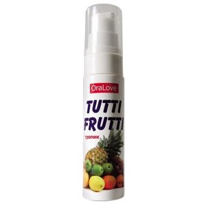 Гель-смазка Биоритм Tutti-Frutti Тропик, 30 г, 30 мл, тропические фрукты, 1 шт.