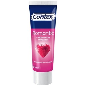 Гель-смазка Contex RoMantic с ароматом клубники, 30 мл, клубника