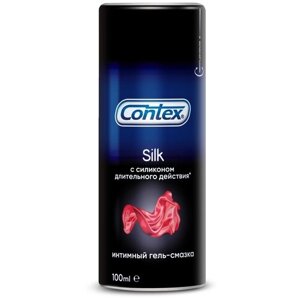 Гель-смазка Contex Silk с силиконом длительного действия, 100 мл