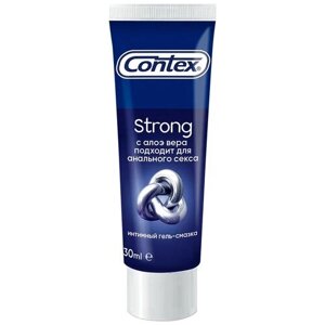 Гель-смазка Contex Strong с алоэ вера, подходит для анального секса, 30 мл, 1 шт.