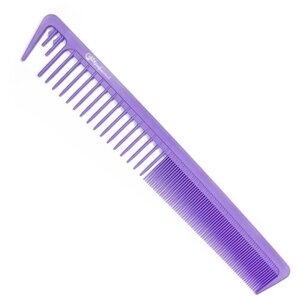 Gera Professional Расческа карбоновая для стрижки волос GPR00308, цвет фиолетовый