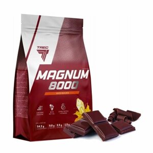 Гейнер для набора массы, 5450 гр, Trec Nutrition Magnum 8000, вкус шоколад