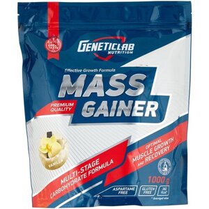 Гейнер Geneticlab Nutrition Mass Gainer, 1000 г, ваниль