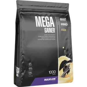 Гейнер Maxler Mega Gainer 1 кг - Ваниль