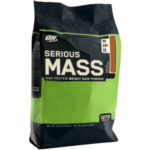 Гейнер Optimum Nutrition Serious Mass, 5440 г, шоколадно-арахисовое масло