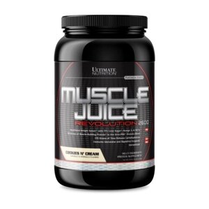 Гейнер Ultimate Nutrition Muscle Juice Revolution, 2120 г, печенье со сливками