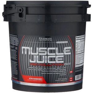Гейнер Ultimate Nutrition Muscle Juice Revolution, 5040 г, клубника