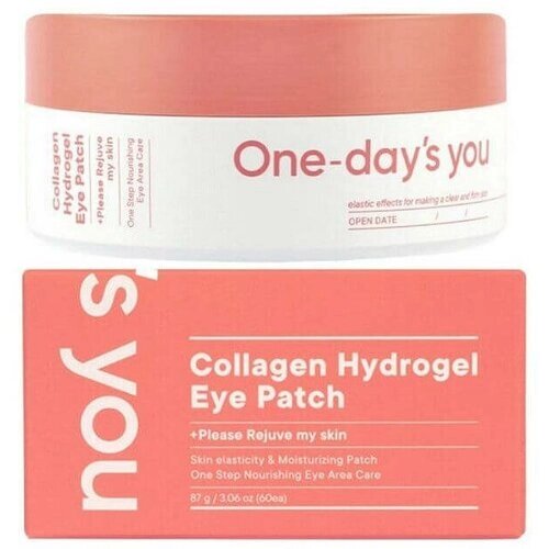 Гидрогелевые патчи для глаз с коллагеном Collagen Hydrogel Eye Patch 60 шт One-day's You