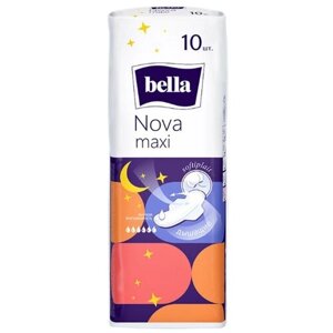 Гигиенические прокладки Bella 6 капель Классик Нова Макси 1 упаковка 10 штук