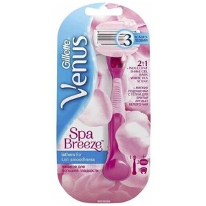 Gillette Бритва Gillette Venus Breeze SPA, 2 сменные кассеты