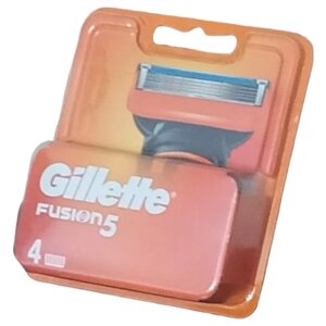 Gillette Fusion Сменные кассеты для бритвы, 4 шт