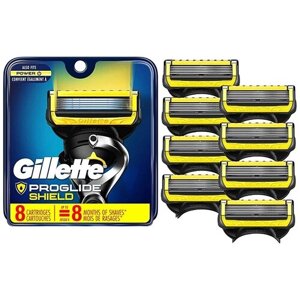 Gillette ProGlide Shield сменные кассеты для бритвы 8шт (оригинал, США)