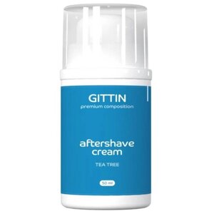 GITTIN Premium Крем для ухода за кожей после бритья Чайное дерево для мужчин натуральный