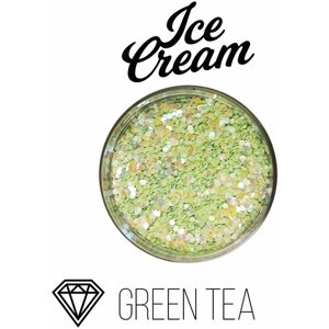 Глиттер серии Ice Cream, Green Tea, 15гр
