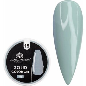 Global Fashion Гель-краска повышенной плотности для рисования и дизайна ногтей, Solid color gel, 5 гр / 15