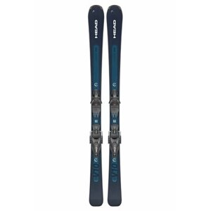 Горные лыжи с креплениями HEAD Shape e-V10 SW AMT-PR+PR 11 GW BR 90 [G] Black-blue (см:177)