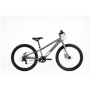 Горный (MTB) велосипед FORWARD SPIKE 24 D 2023 серый/серебристый 11"требует финальной сборки)