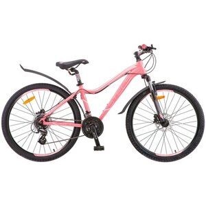 Горный (MTB) велосипед STELS Miss 6100 D 26 V010 (2019) светло-красный 15"требует финальной сборки)