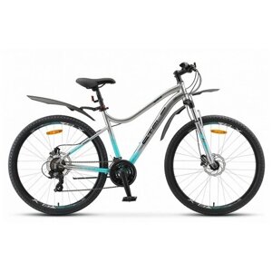 Горный (MTB) велосипед STELS Miss 7100 D 27.5 V010 (2020) хром 18"требует финальной сборки)