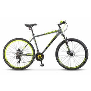 Горный (MTB) велосипед STELS Navigator 700 MD 27.5" F020 (2021) серый/желтый 21"требует финальной сборки)