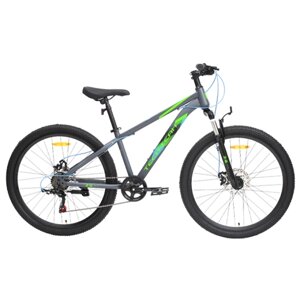Горный (MTB) велосипед Tech Team Tenet 26 disc (2024), рама 16, серый/зеленый