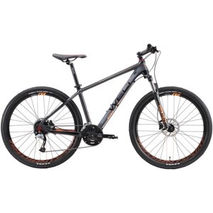 Горный (MTB) велосипед Welt Rubicon 2.0 27 (2019) matt grey/orange 18"требует финальной сборки)