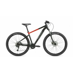 Горный велосипед FORMAT 1413 27.5", 18 скоростей, рост L, черный/красный